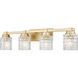 Jacqueline 4 Light 31.50 inch Bathroom Vanity Light