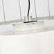 Ray Booth Elias LED 20 inch Polished Nickel Floating Pendant Ceiling Light