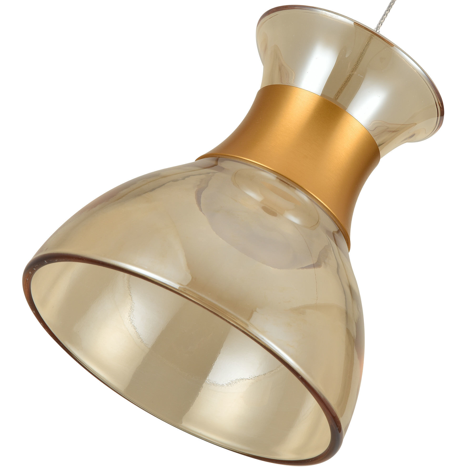 Palermo Series 6.75 inch Black/Gold Pendant Ceiling Light, Artisan Collection