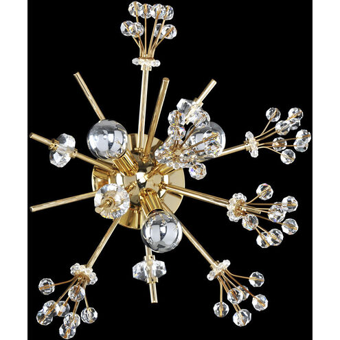 Constellation Wall Sconce Wall Light in 18K Gold, Firenze Clear