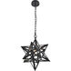 Nocturne 1 Light 16 inch Black Pendant Ceiling Light