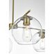 Opus 4 Light 31 inch Satin Gold Pendant Ceiling Light