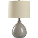 Cameron 21.5 inch 60 watt Glacier Gray Table Lamp Portable Light