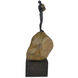 Man on Rock 18.25 X 8.75 inch Sculpture, Medium