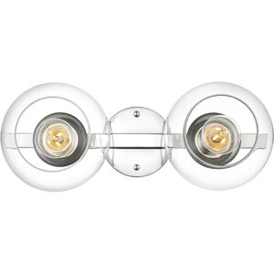 Rogelio 2 Light 17.00 inch Bathroom Vanity Light