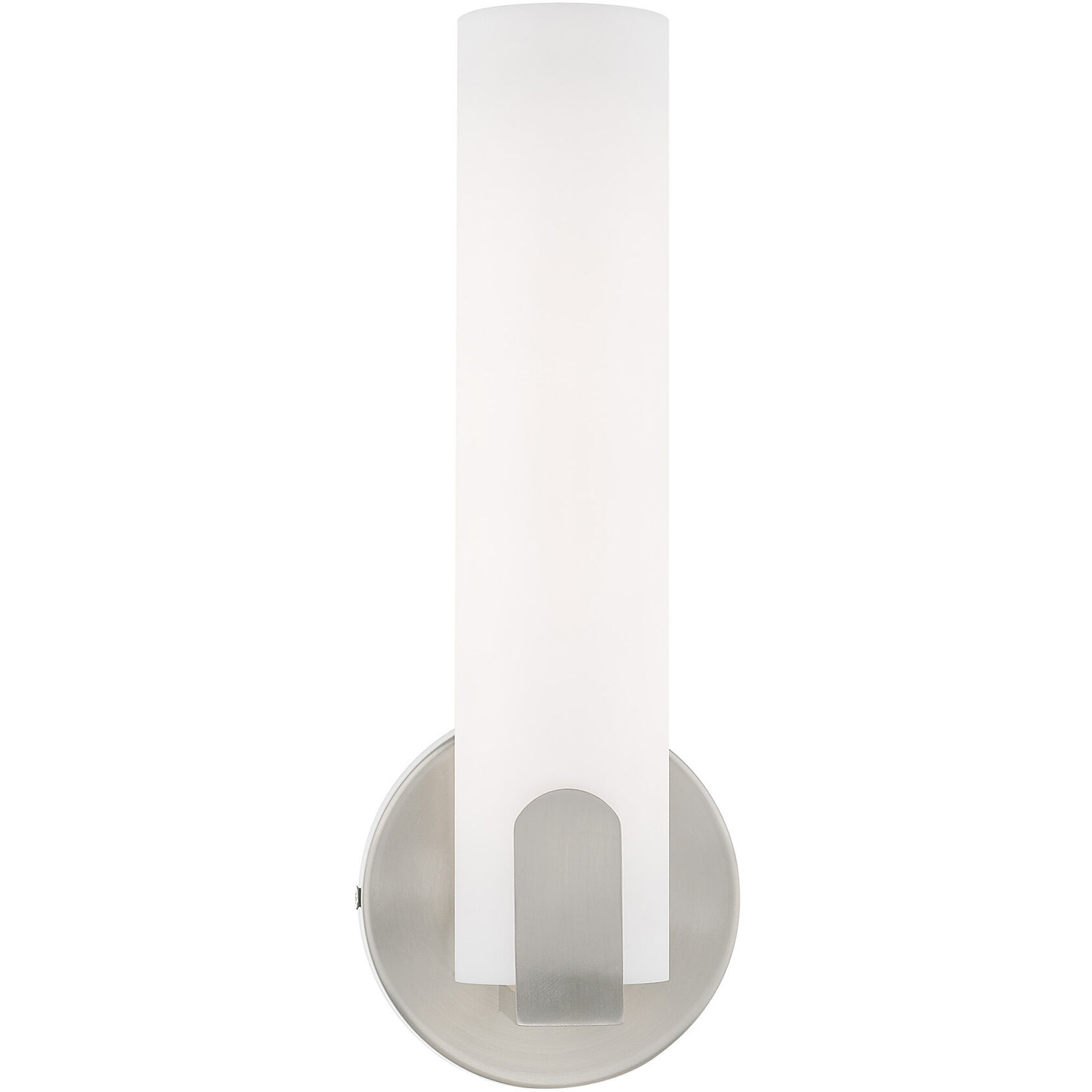 Lund LED 4 inch Brushed Nickel ADA ADA Wall Sconce Wall Light