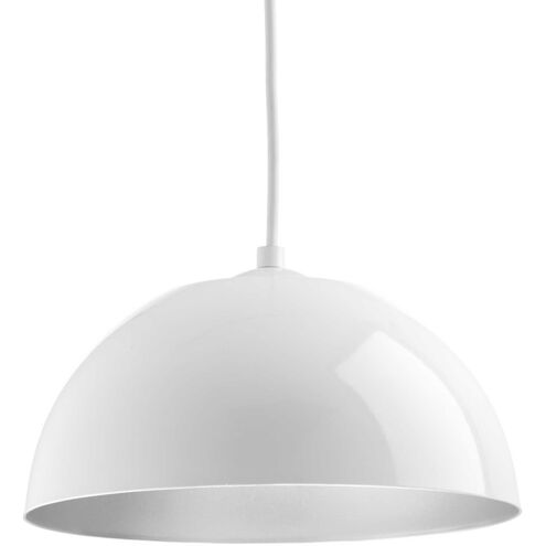 Dome LED LED 10 inch White Pendant Ceiling Light, Progress LED