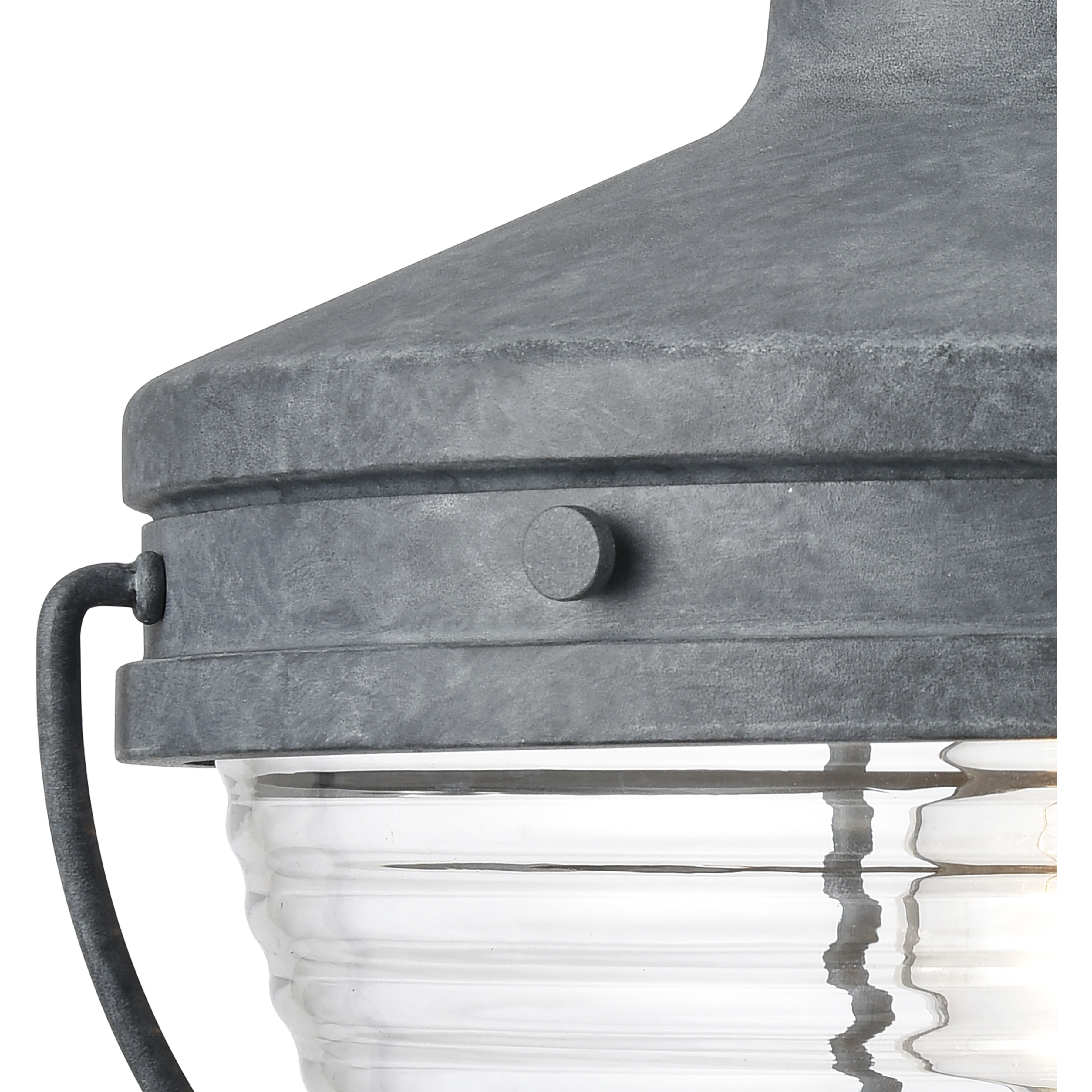 Eastport 1 Light 14 inch Aged Zinc Outdoor Wall Sconce