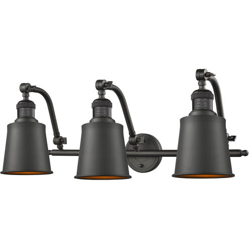 Franklin Restoration Addison LED 28 inch Oil Rubbed Bronze Bath Vanity Light Wall Light, Franklin Restoration