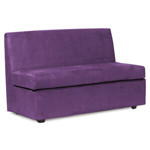 Slipper Bella Eggplant Loveseat Replacement Cover, Loveseat Not Included