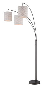 Vasanti 85 inch 6.00 watt Dark Bronze Arc Lamps Portable Light