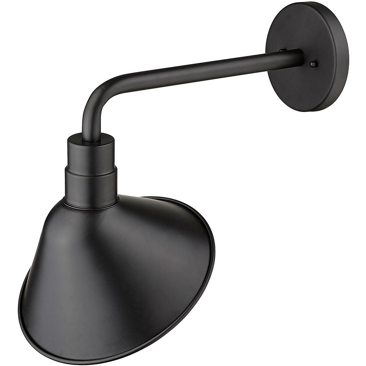 Fuller 1 Light 17 inch Matte Black Exterior Wall Mount