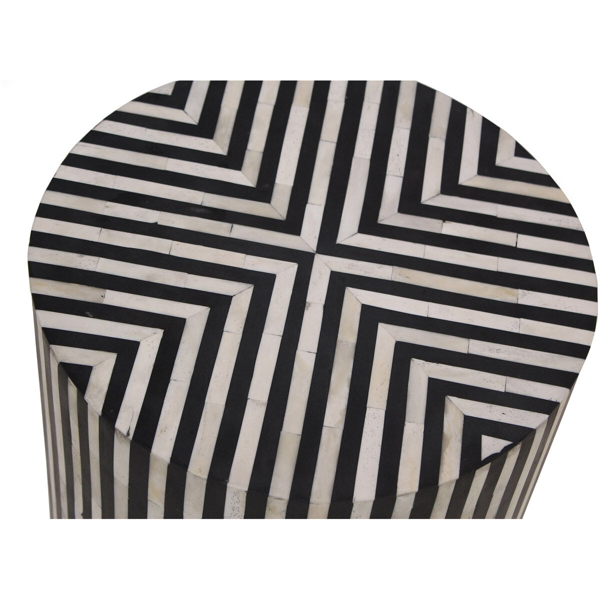 Chameau 18 X 15 inch Black Side Table