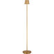 Sean Lavin Nevis 49 inch 2.2 watt Hand Rubbed Antique Brass Rechargeable Floor Lamp Portable Light