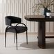 Bahati Midnight Grey and Natural Iron Chair