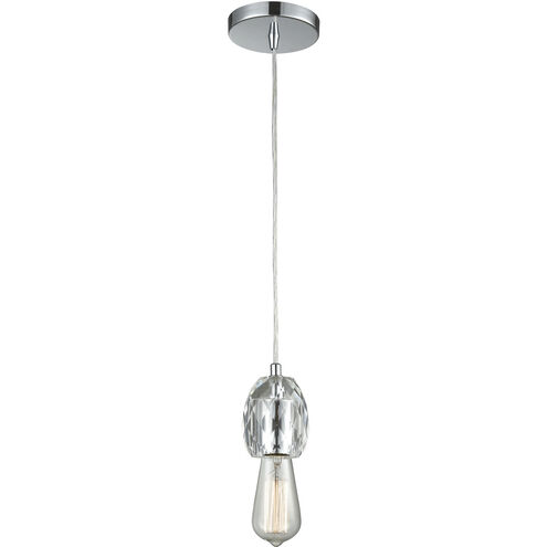 Socketholder 1 Light 3 inch Polished Chrome Mini Pendant Ceiling Light