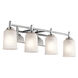 Shailene 4 Light 30 inch Chrome Wall Mt Bath 4 Arm Wall Light