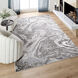 Ayda 114 X 79 inch Black/Grey Rug in 6 x 9