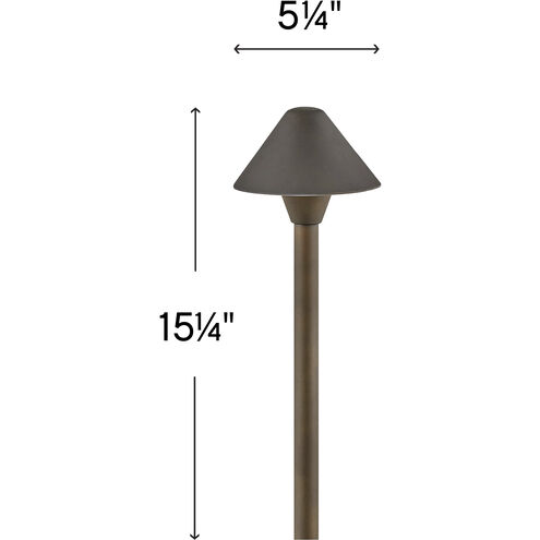 Hardy Island Springfield Mini Classic 12v 1.50 watt Oil Rubbed Bronze Landscape Path Light