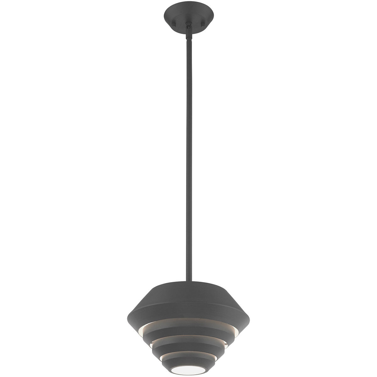 Amsterdam 1 Light 10 inch Scandinavian Gray Mini Pendant Ceiling Light