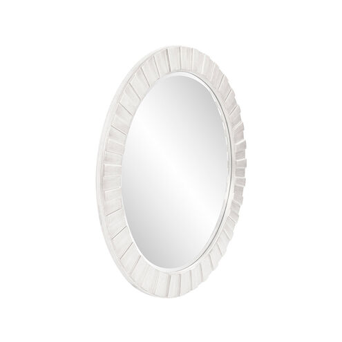 Serenity 35 X 35 inch Glossy White Wall Mirror