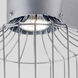 Sultana LED 15 inch Silver Outdoor Sconce