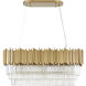 Canada 7 Light 11.8 inch Gold Chandelier Ceiling Light