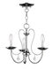 Mirabella 3 Light 15 inch Polished Chrome Chandelier Ceiling Light