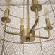 Thad 23 inch Gold Chandelier Ceiling Light
