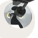 Triple Play 3 Light 24.38 inch Polished Nickel with Matte Black Semi Flush Mount Ceiling Light