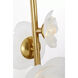 Barbara Barry Petaluma LED 7.25 inch Soft Lacquered Brass Vertical Pendant Ceiling Light