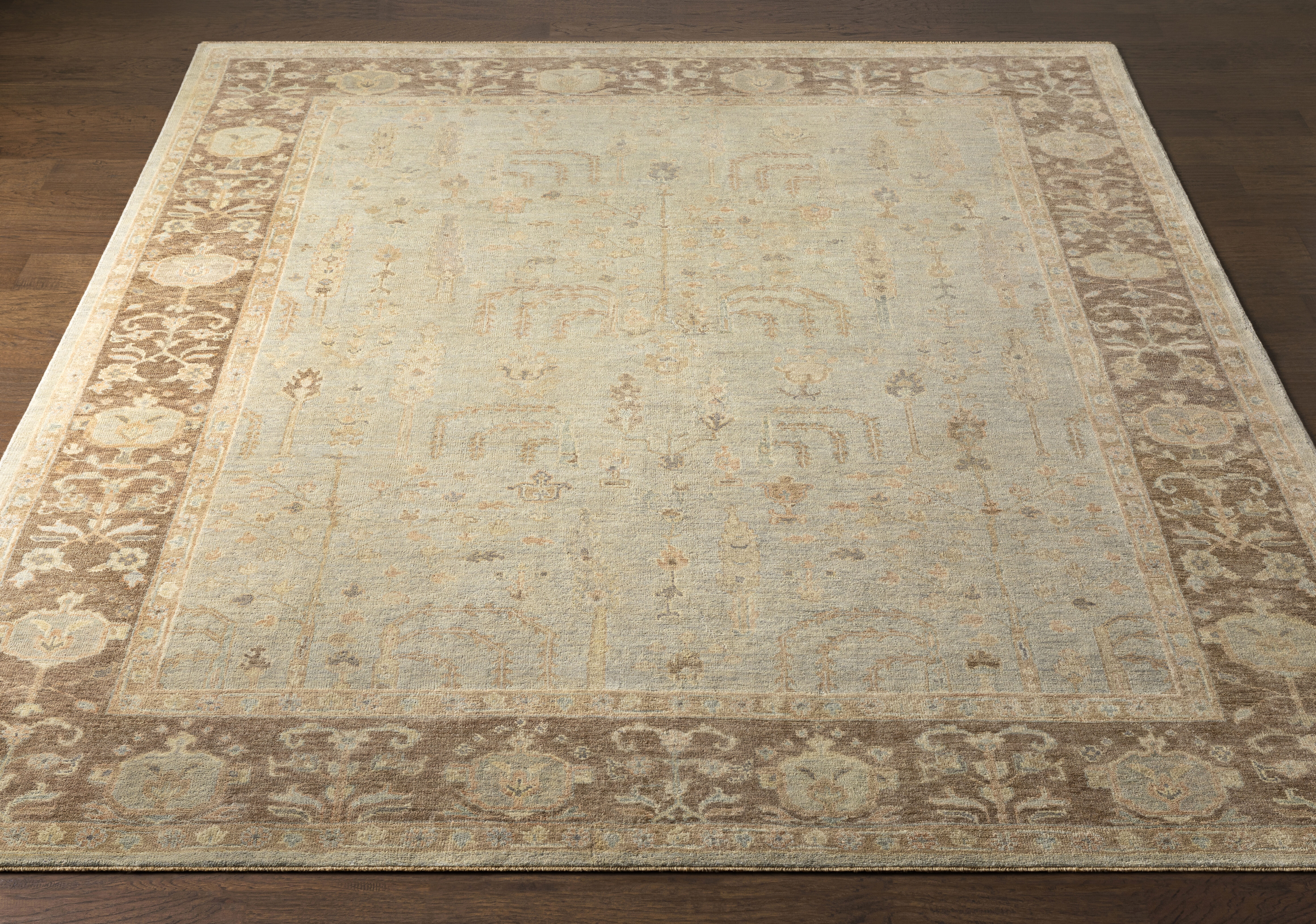 Normandy 36 X 24 inch Cream Rug in 2 x 3, Rectangle