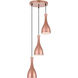 Aiken 3 Light 14 inch Honey Gold Pendant Ceiling Light