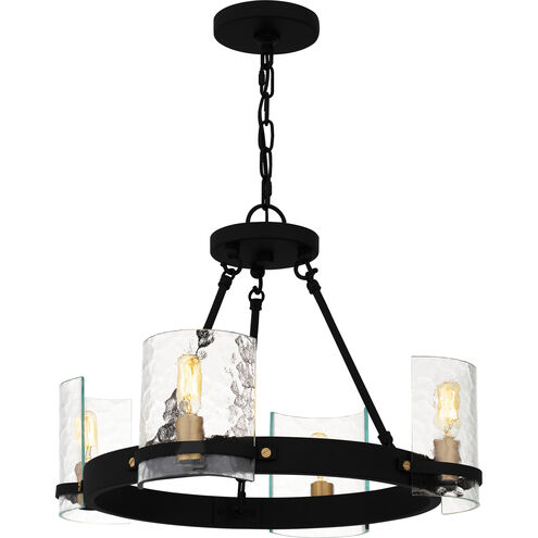 Gloucester 4 Light 20 inch Matte Black Chandelier Ceiling Light
