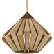 Plunge 1 Light 18 inch Wrought Iron Pendant Ceiling Light
