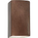 Ambiance 2 Light 7.25 inch Antique Copper ADA Wall Sconce Wall Light in Incandescent, Large
