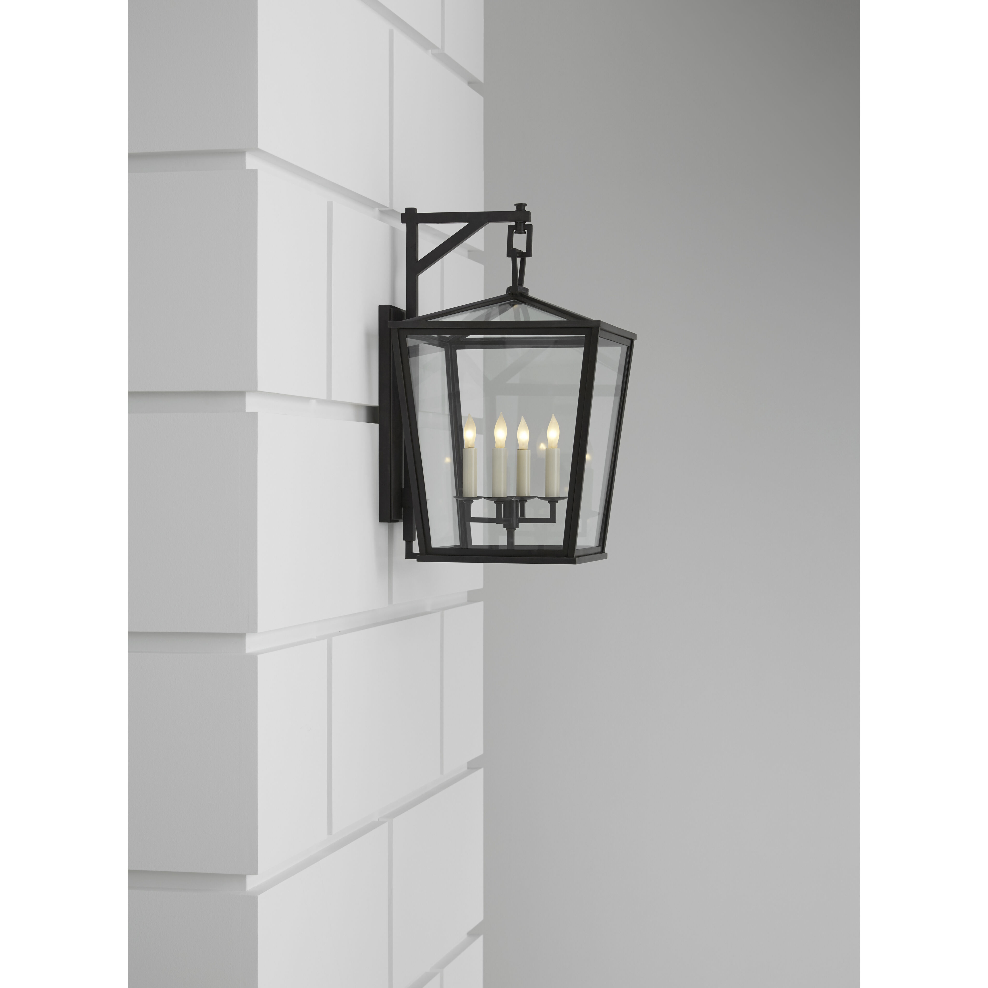 Chapman & Myers DarlanaO 4 Light 21.25 inch Bronze Outdoor Wall Lantern, Medium