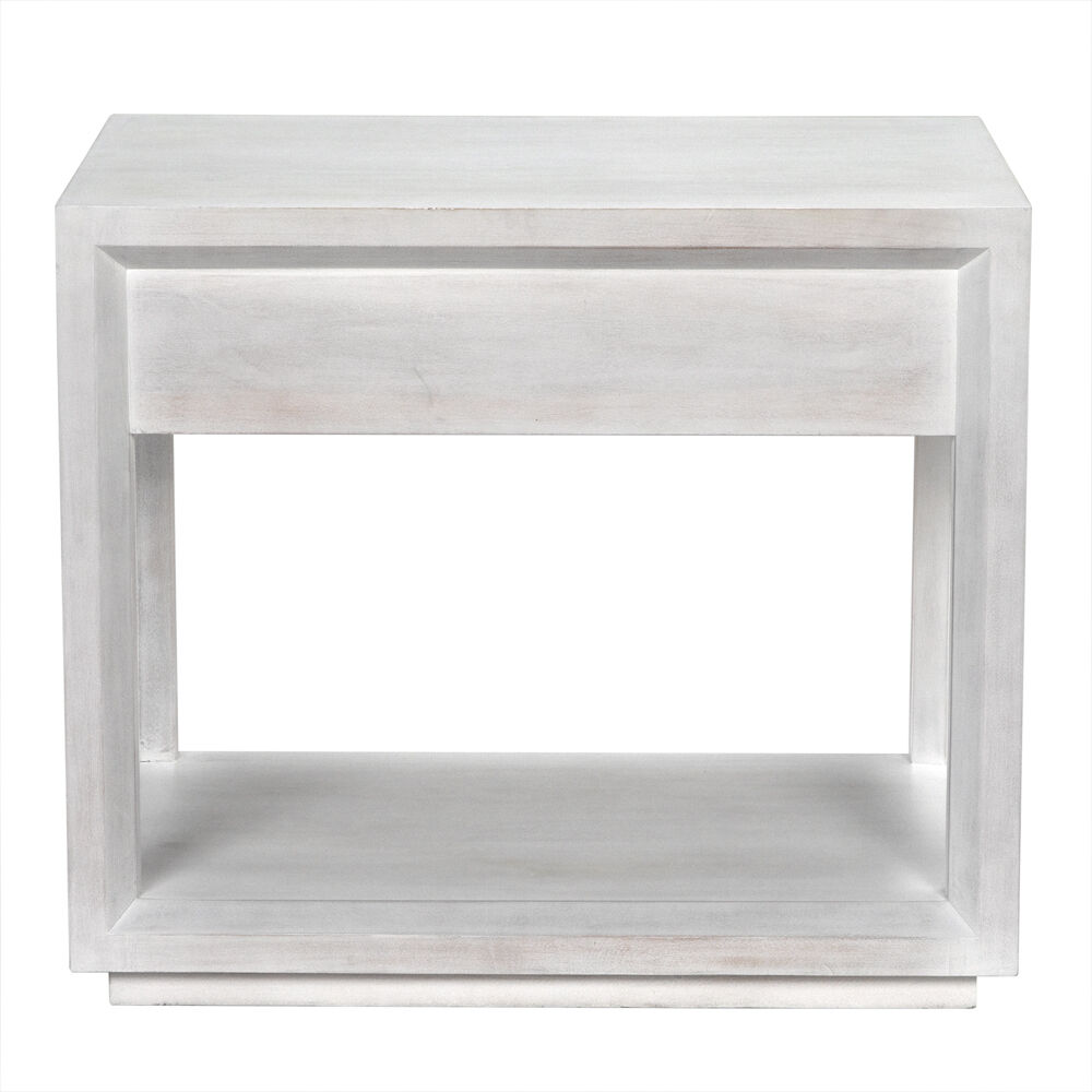 Antony 32 X 28.5 inch White Wash Side Table