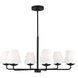 Drew & Jonathan Scott Albion 6 Light 34 inch Midnight Black Chandelier Ceiling Light