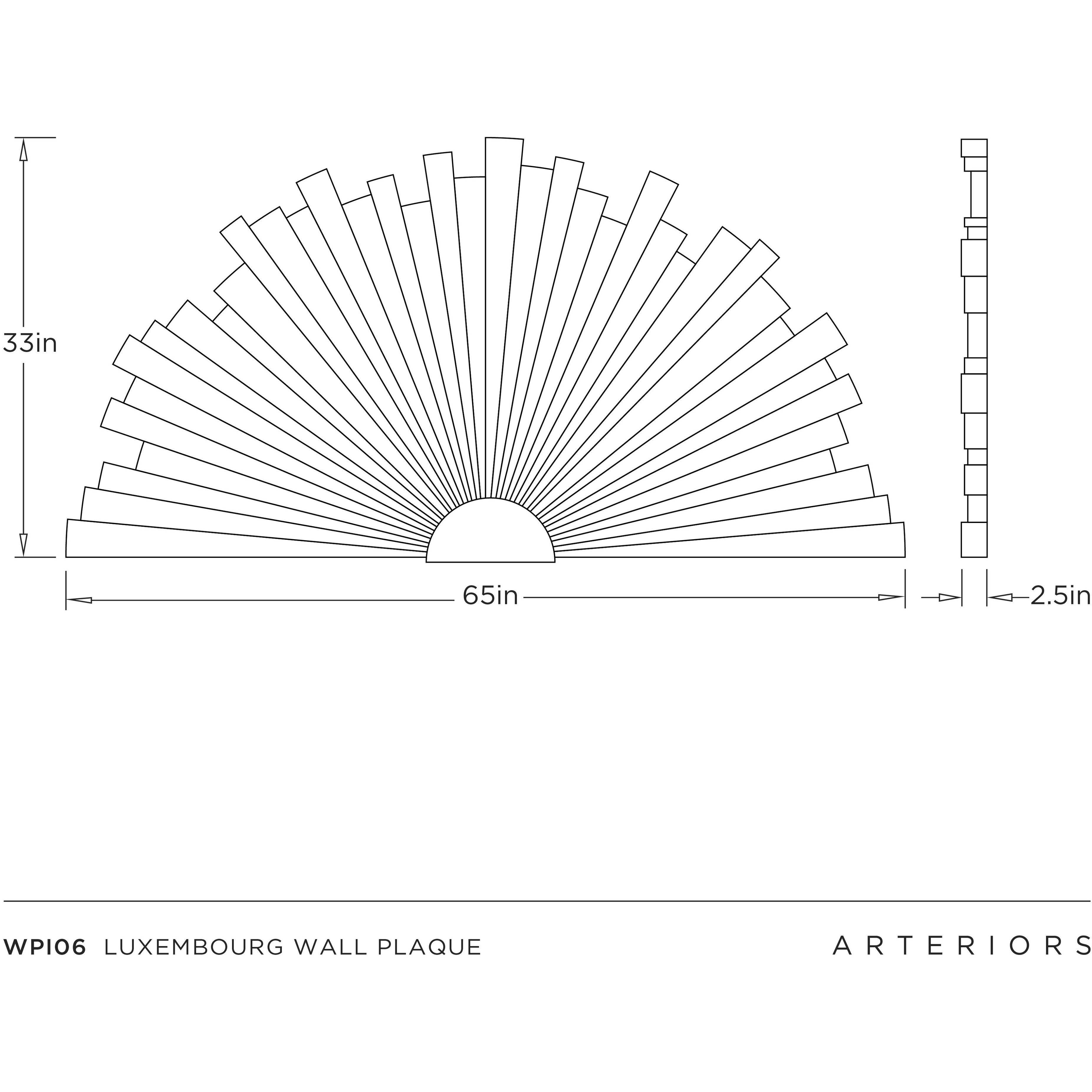 Luxembourg Antique Brass and Bronze Wall Plaque