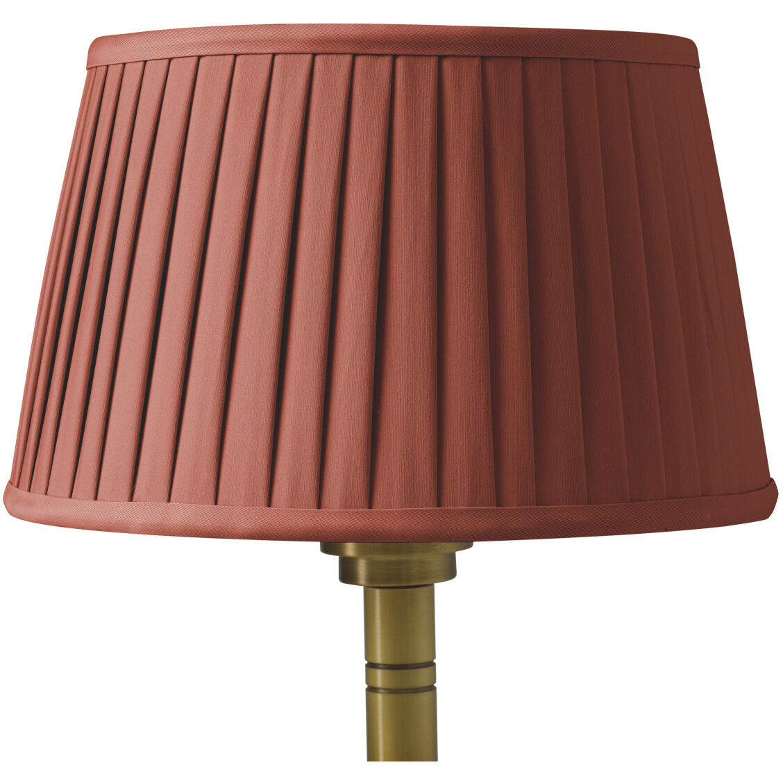 Tryon 57.68 inch 40 watt Antique Brass Floor Lamp Portable Light in Orange Pleated Shade