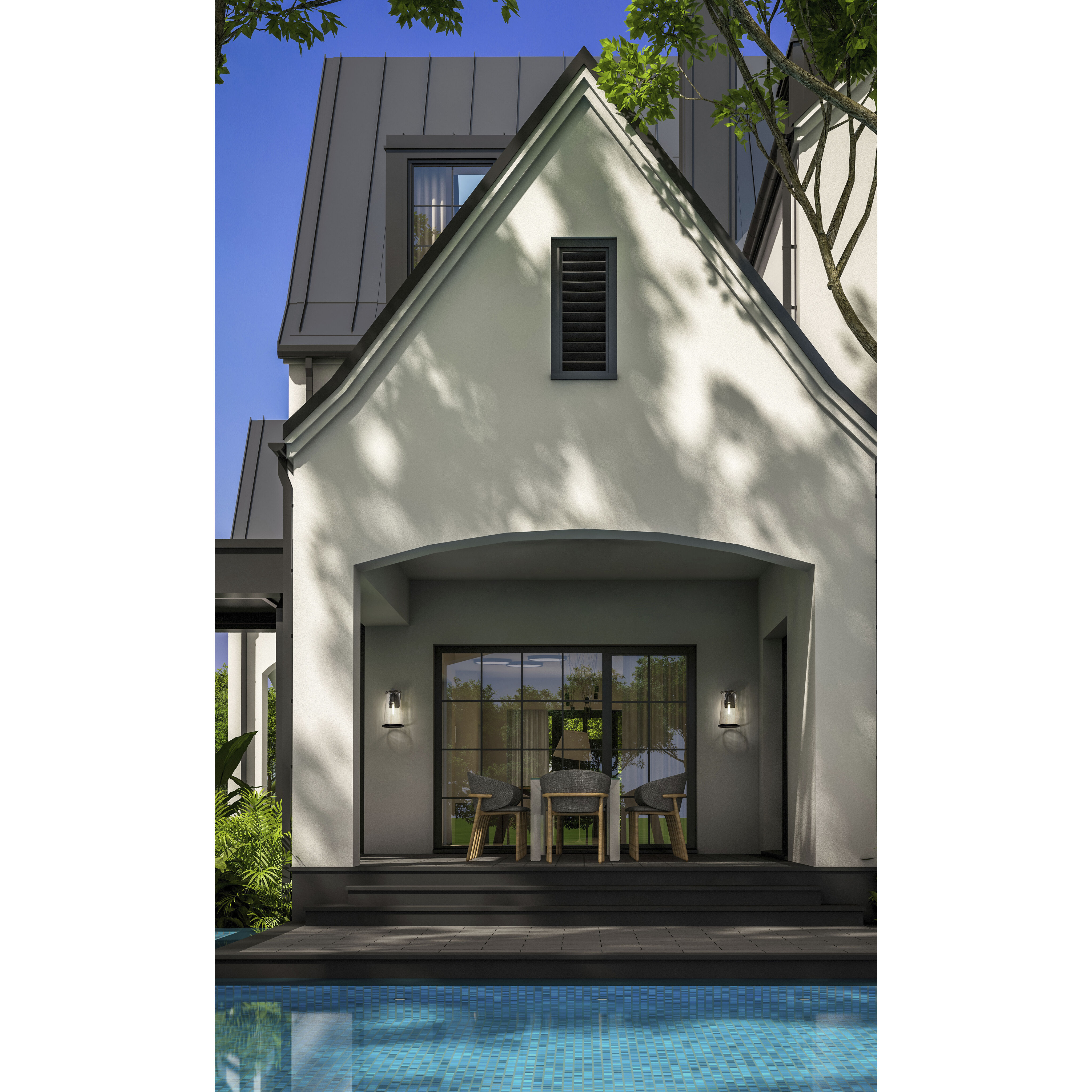 Bar Harbor 1 Light 18 inch Sand Black Outdoor Wall Light