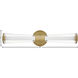 Elin LED 23 inch Lacquered Brass Vanity Light Wall Light, Vertical