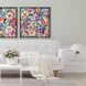 Breezy Petals Green and Blue and Pink and Orange Canvas