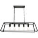 Resolute 5 Light 38 inch Black Pendant Ceiling Light