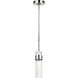 C&M by Chapman & Myers Geneva 1 Light 5 inch Polished Nickel Mini-Pendant Ceiling Light