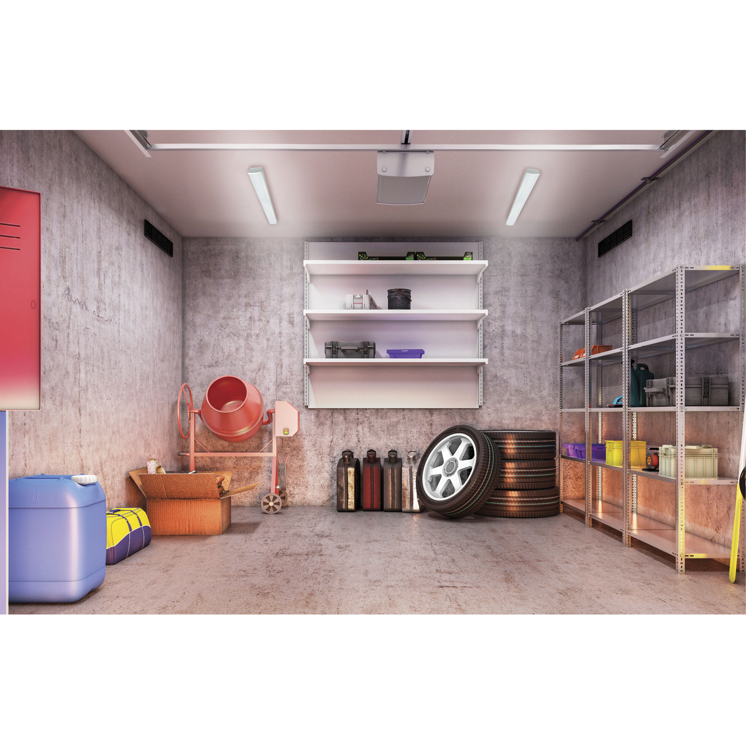 Brentwood LED 5.5 inch White Ceiling Wrap Ceiling Light, with Pull Chain