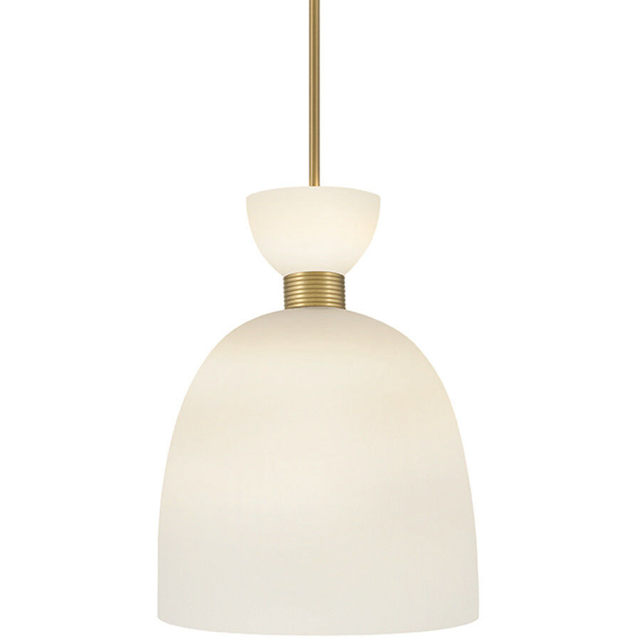 Lisa McDennon Tallulah 3 Light 14 inch Lacquered Brass Pendant Ceiling Light