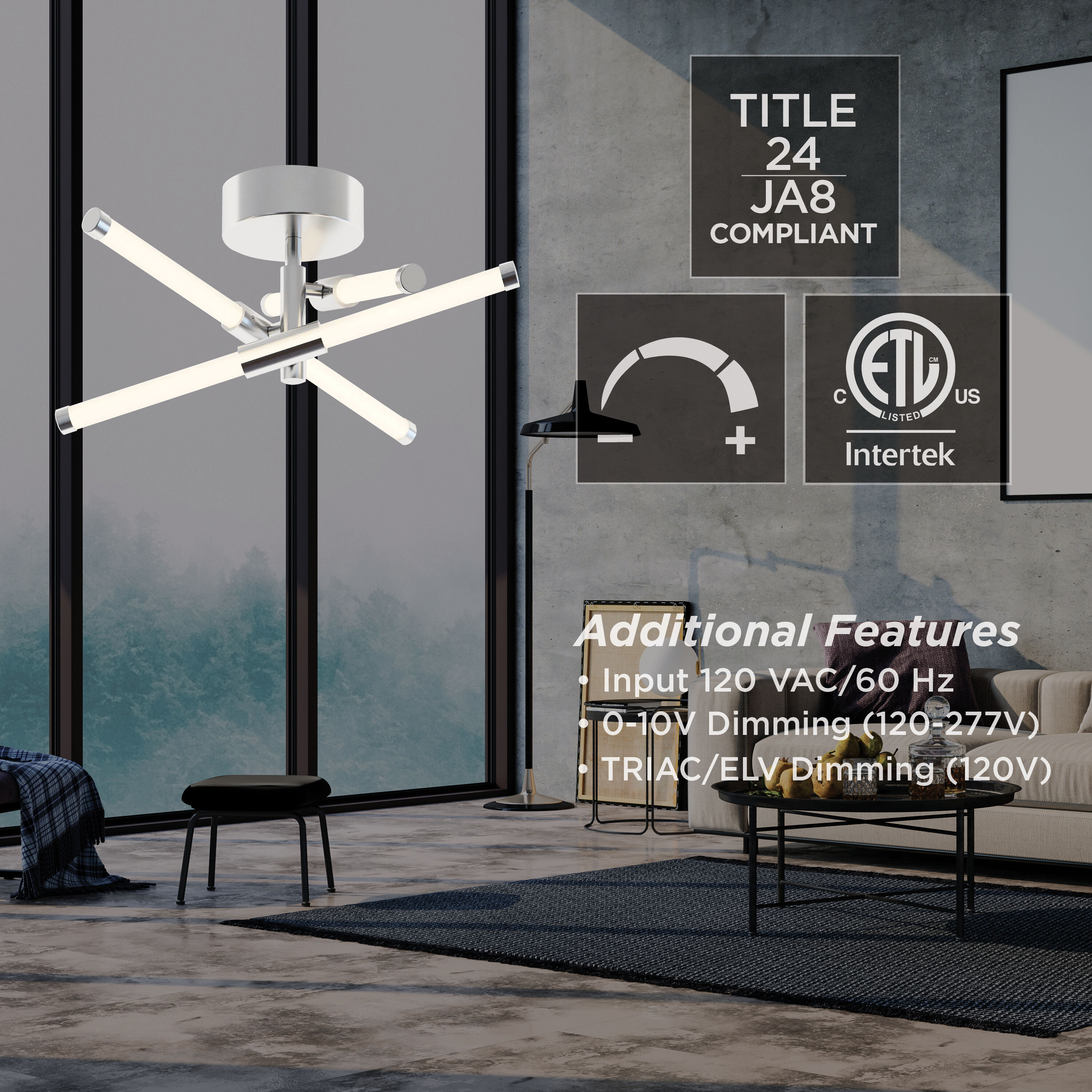 Rusnak 3 Light 15.5 inch Satin Brass Semi-Flush Mount Ceiling Light