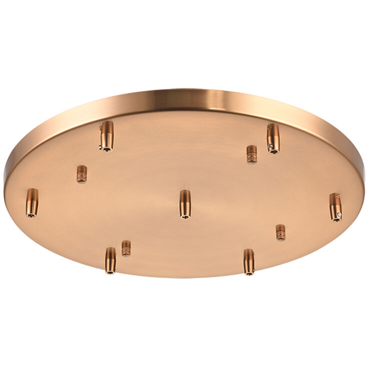 Leo 17.75 inch Aged Gold Brass Multi Ceiling Canopy Ceiling Light